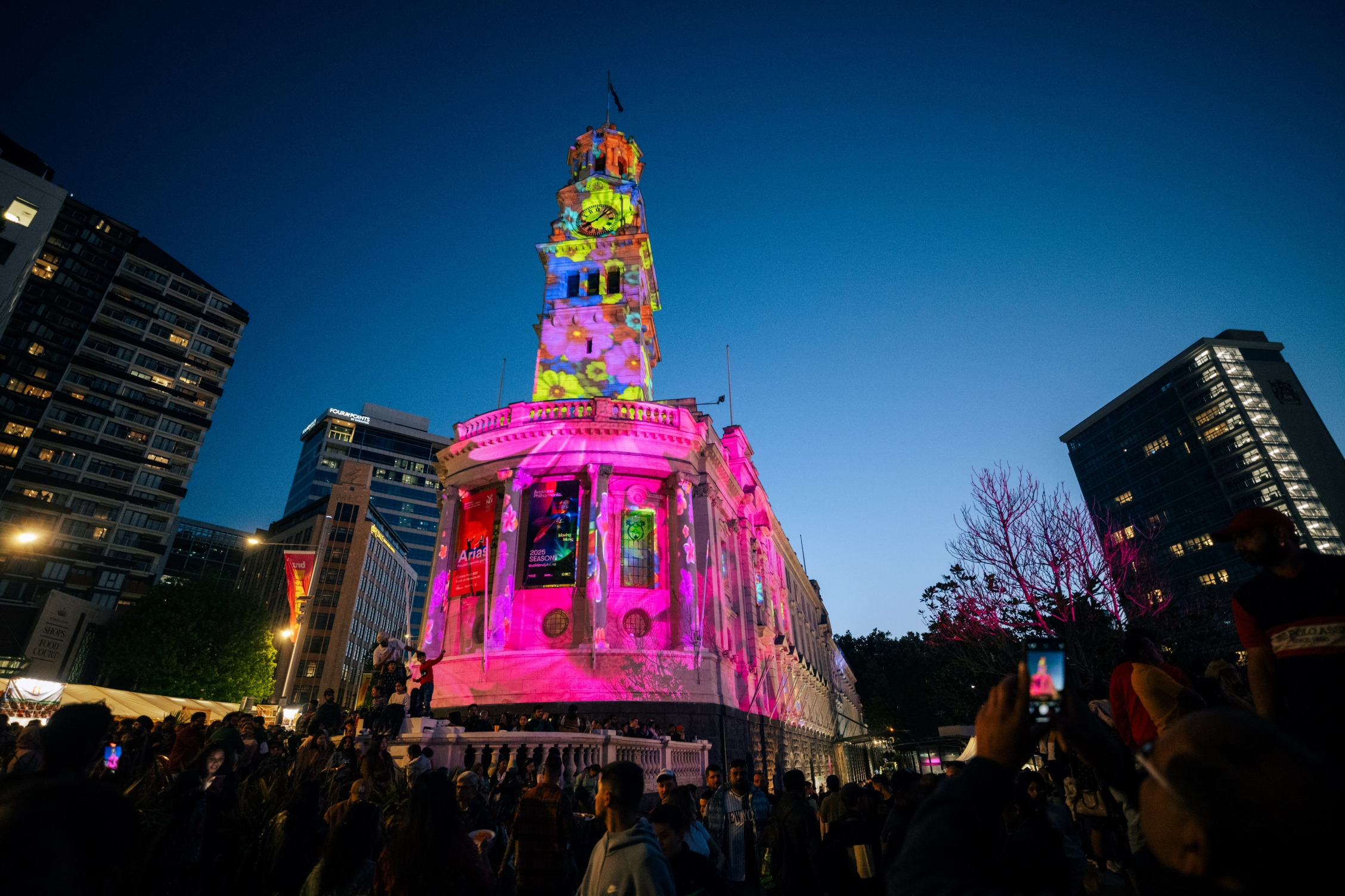 Town Hall Diwali Story Projection