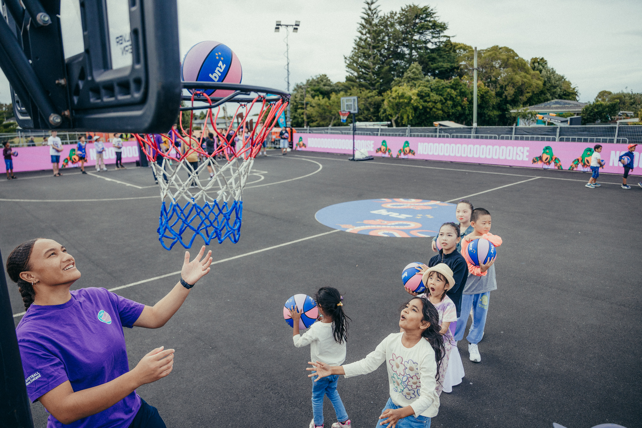 Shoot for the stars at the BNZ Basketball Court